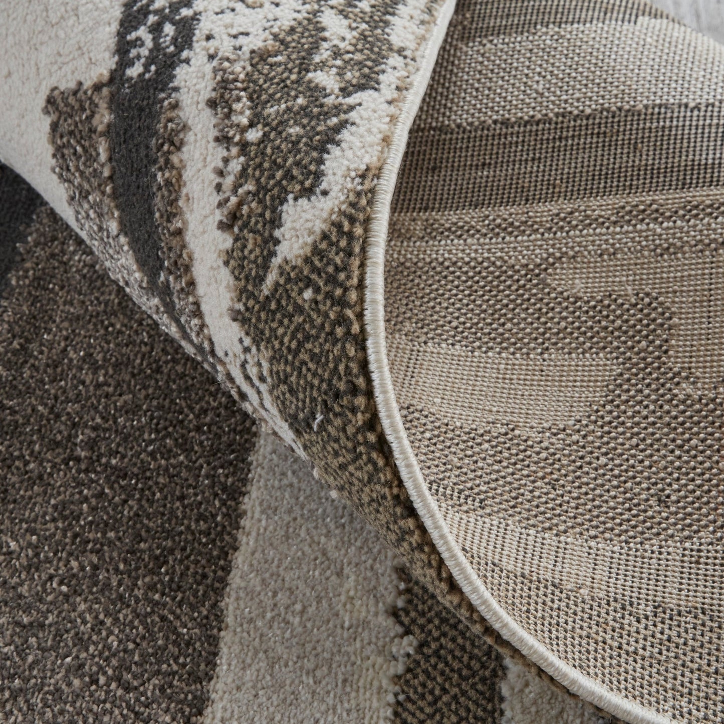 Feizy Vancouver 39FEF Brown Modern/Industrial Rug - Rugs - Feizy - Atlanta Designer Rugs