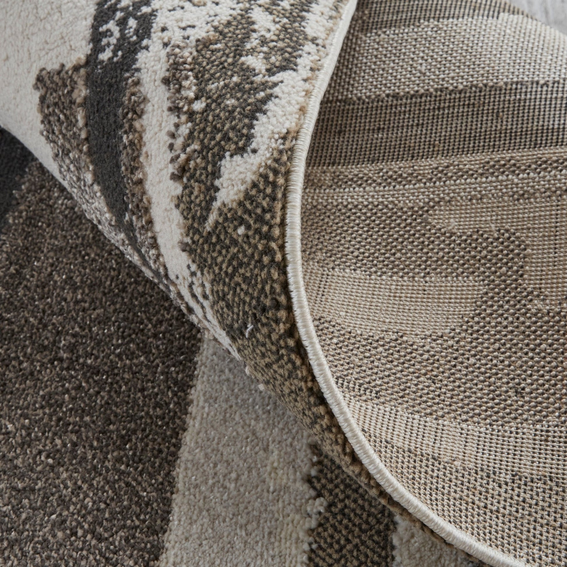 Feizy Vancouver 39FEF Brown Modern/Industrial Rug - Rugs - Feizy - Atlanta Designer Rugs