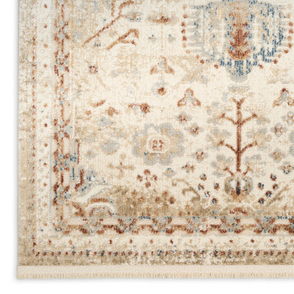 Nourison Home Pardis  Ivory Rust  Traditional
