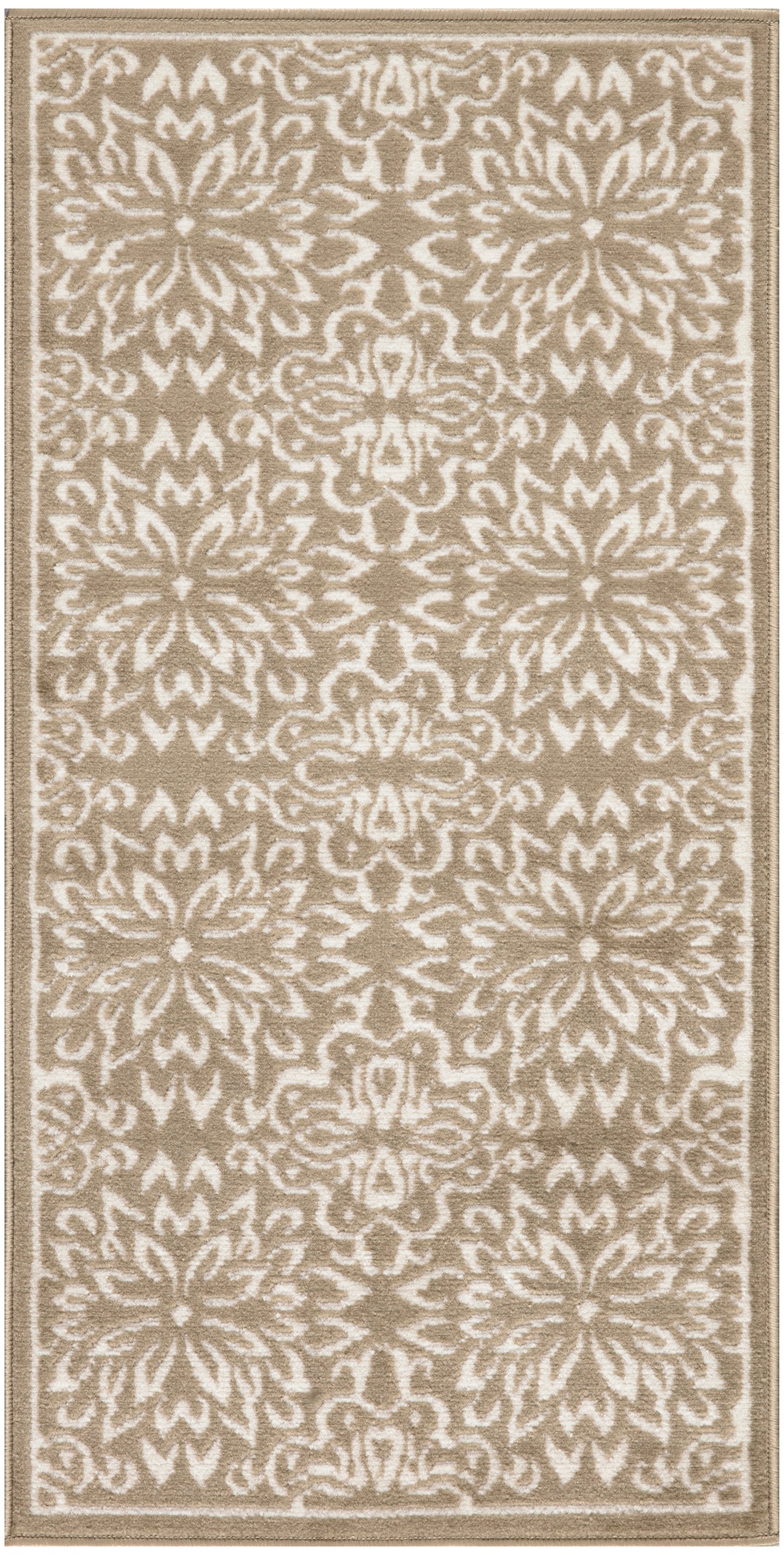 Nourison Home Jubilant JUB06 Taupe Transitional Power-loomed Rug