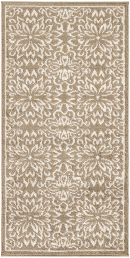 Nourison Home Jubilant JUB06 Taupe Transitional Power-loomed Rug