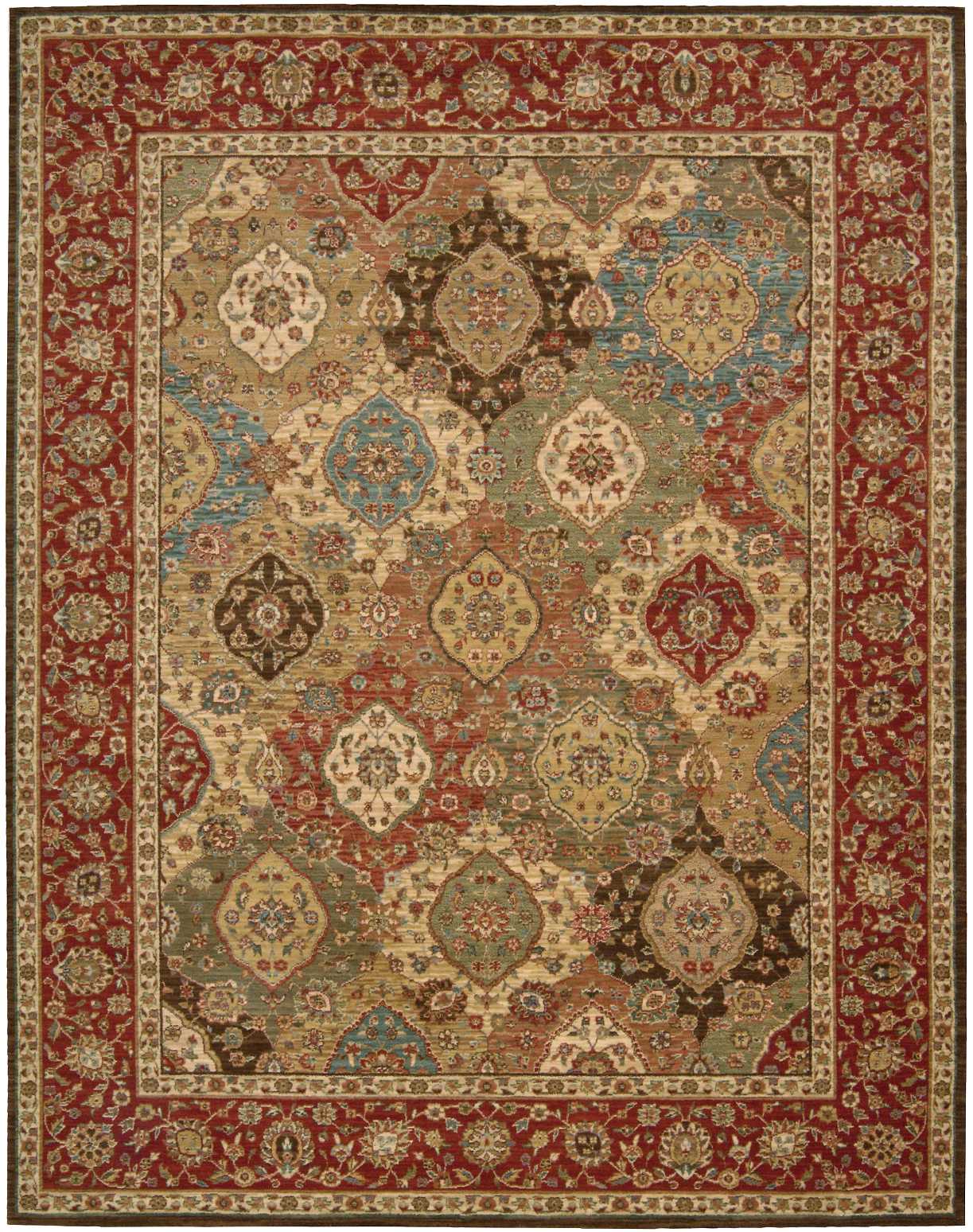 Nourison Home Living Treasures LI03 Multicolor Traditional Loom-woven Rug