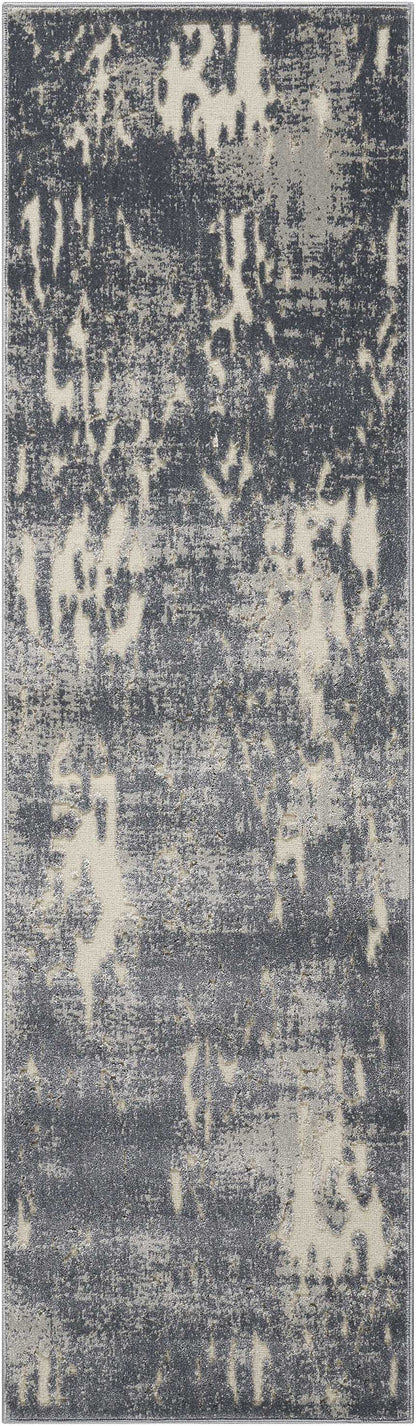 Michael Amini Gleam MA602 Slate Contemporary Power-loomed Rug