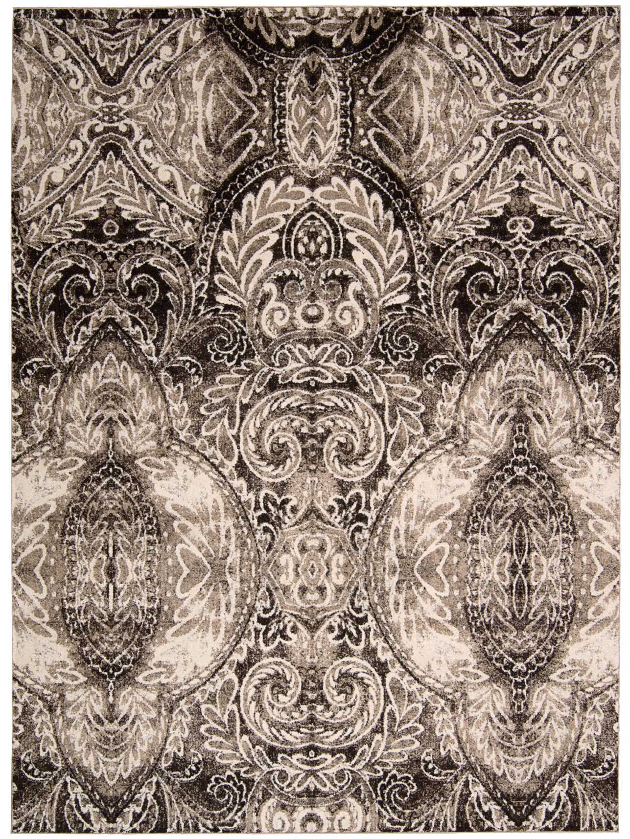 Michael Amini Glistening Nights MA501 Light Grey Contemporary Power-loomed Rug