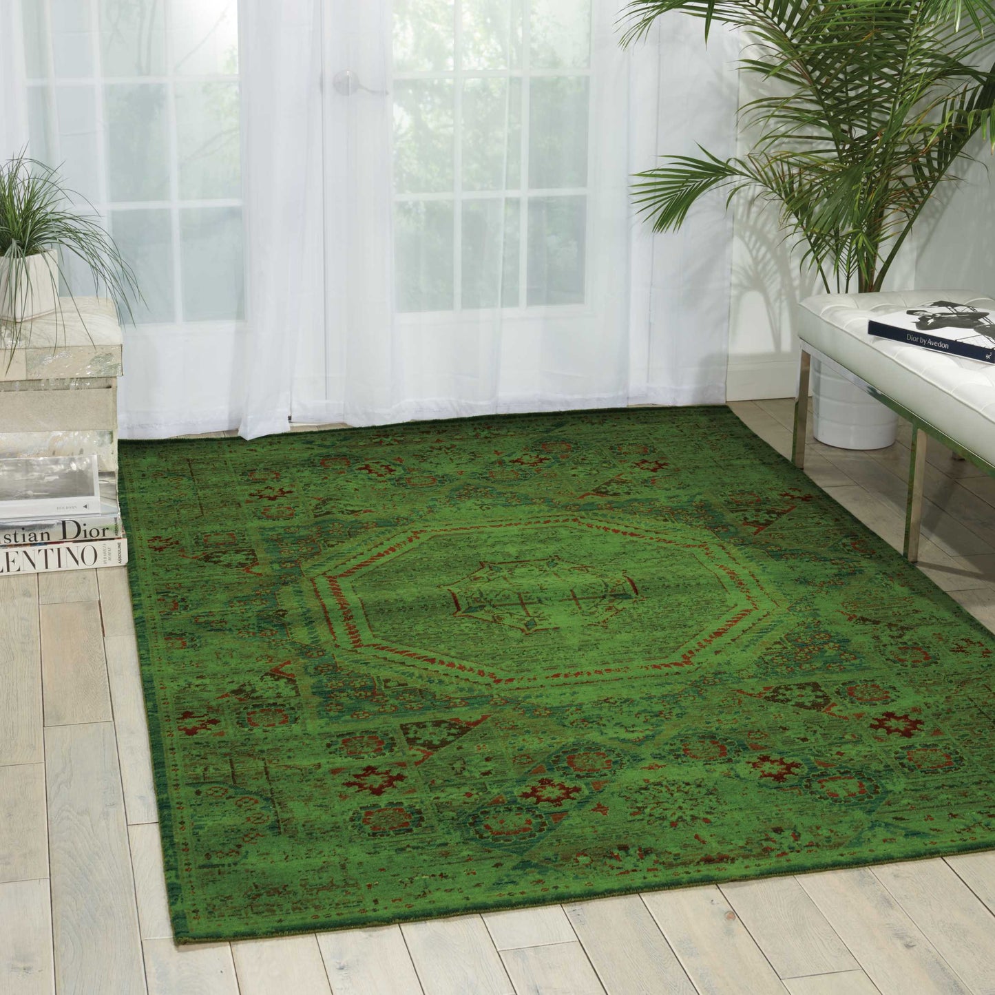 Nourison Home Timeless  Teal  Traditional