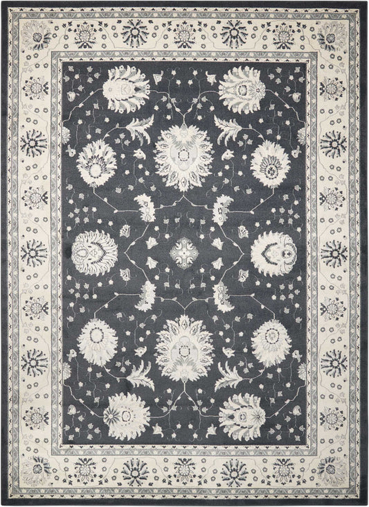 Nourison Home Maymana  Charcoal  Traditional