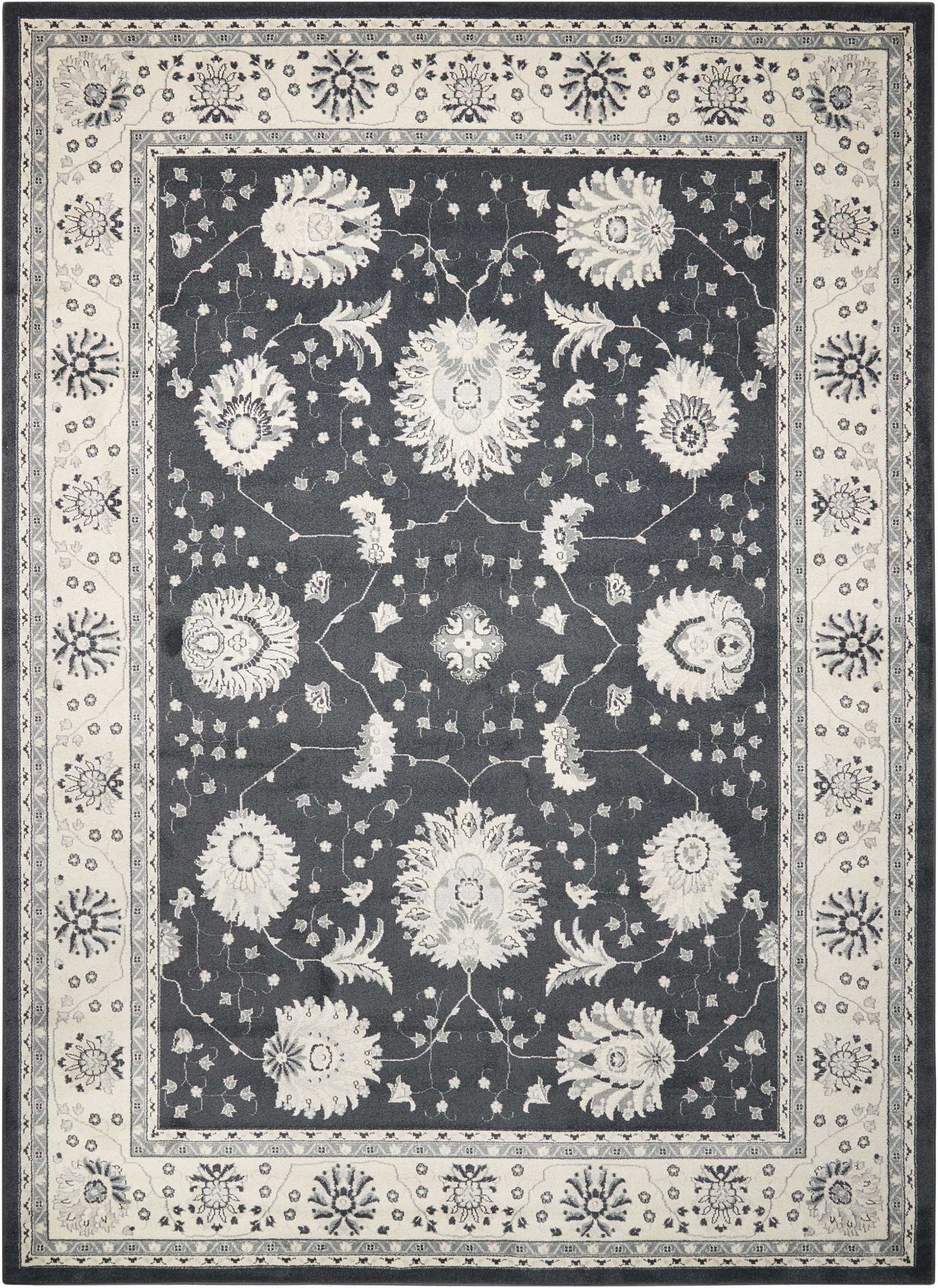 Nourison Home Maymana  Charcoal  Traditional