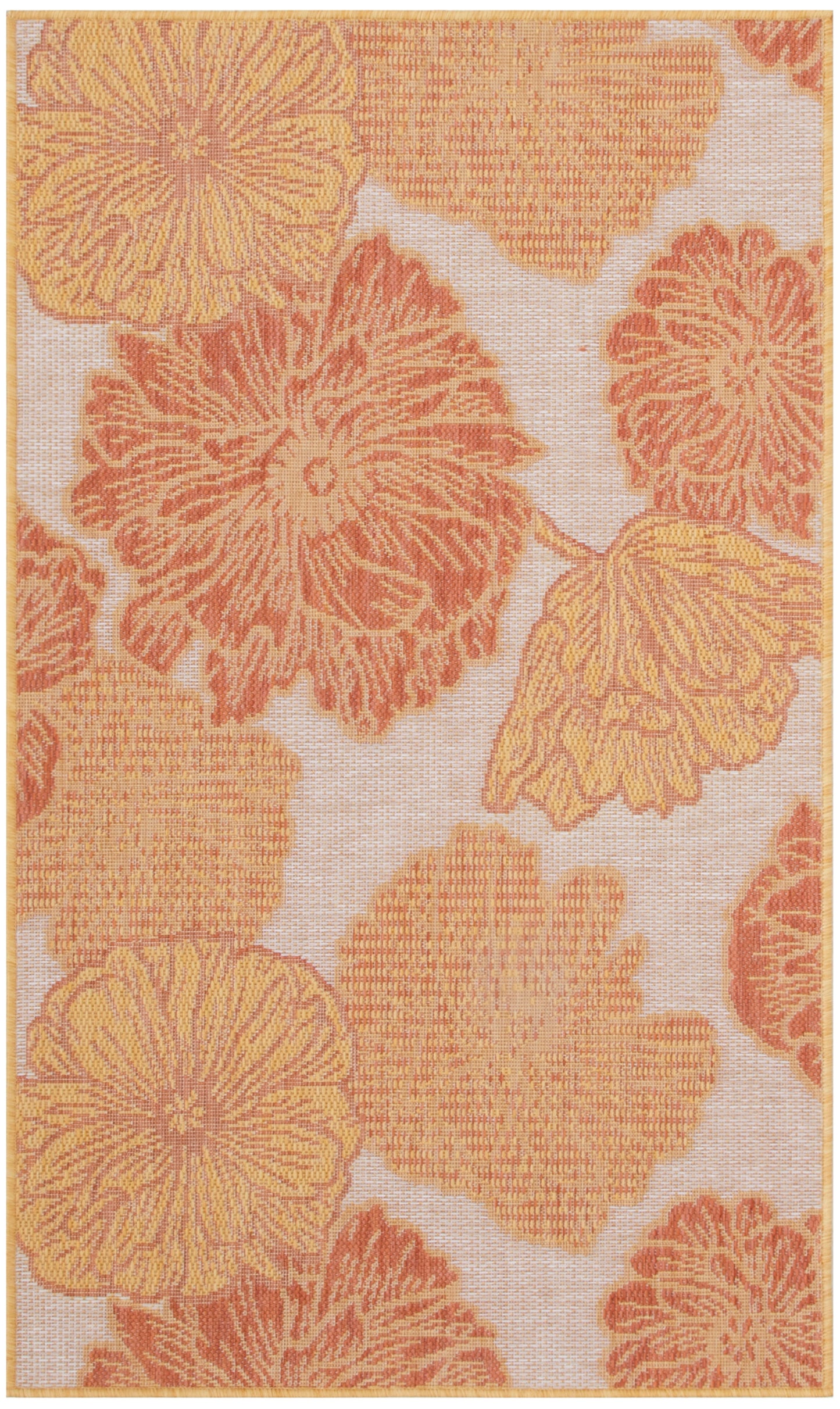 Nourison Home Garden Oasis GOA04 Coral Contemporary Power-loomed Rug