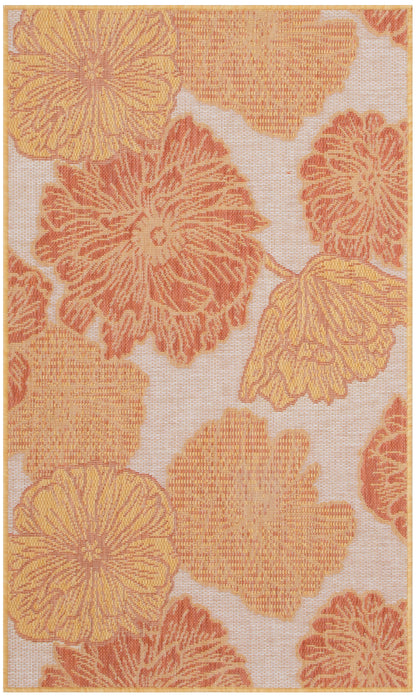 Nourison Home Garden Oasis GOA04 Coral Contemporary Power-loomed Rug