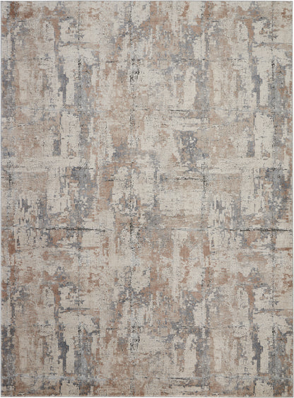 Nourison Home Rustic Textures  Beige Grey  Contemporary