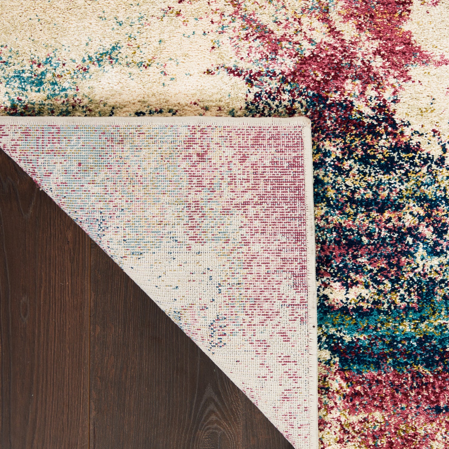 Nourison Home Fusion  Cream Multicolor  Contemporary