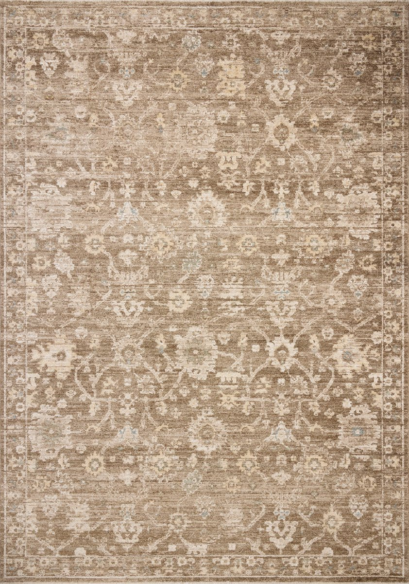Chris Loves Julia x Loloi Palma PLM-09 Brown Earth Traditional Power Loomed Rug