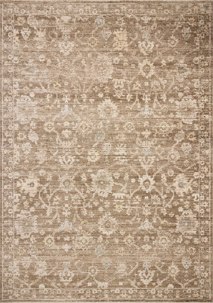 Chris Loves Julia x Loloi Palma PLM-09 Brown Earth Traditional Power Loomed Rug