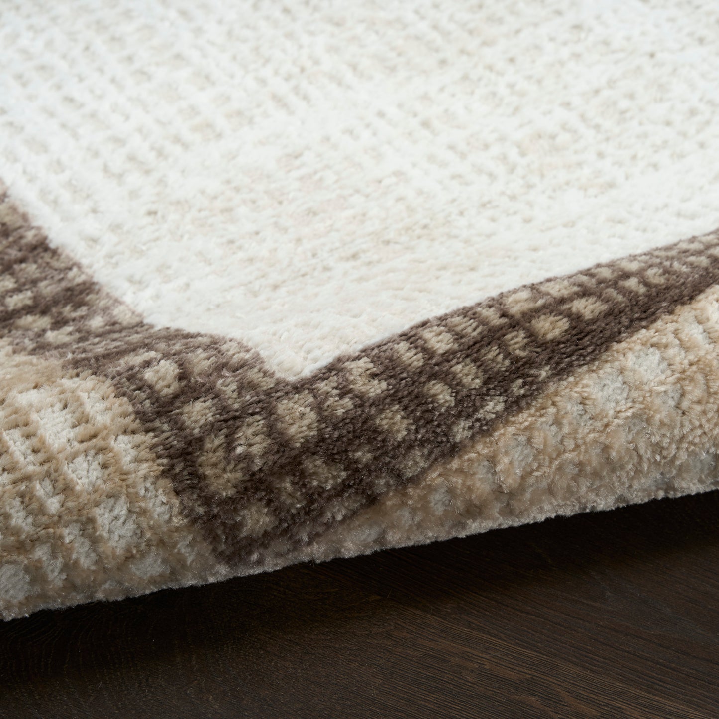 Nourison Home Dekor  Ivory Brown  Contemporary