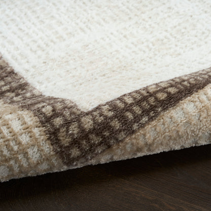 Nourison Home Dekor  Ivory Brown  Contemporary