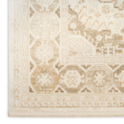 Nourison Home Pardis  Ivory Beige  Traditional