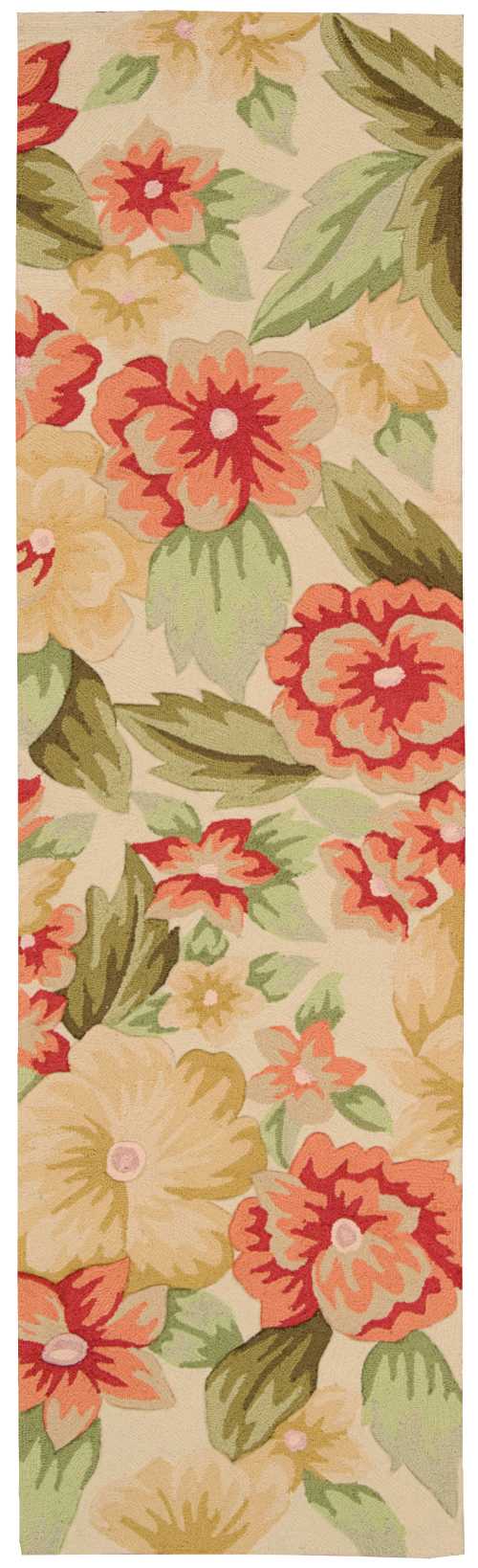Nourison Home Fantasy FA17 Cream Traditional Hooked Rug