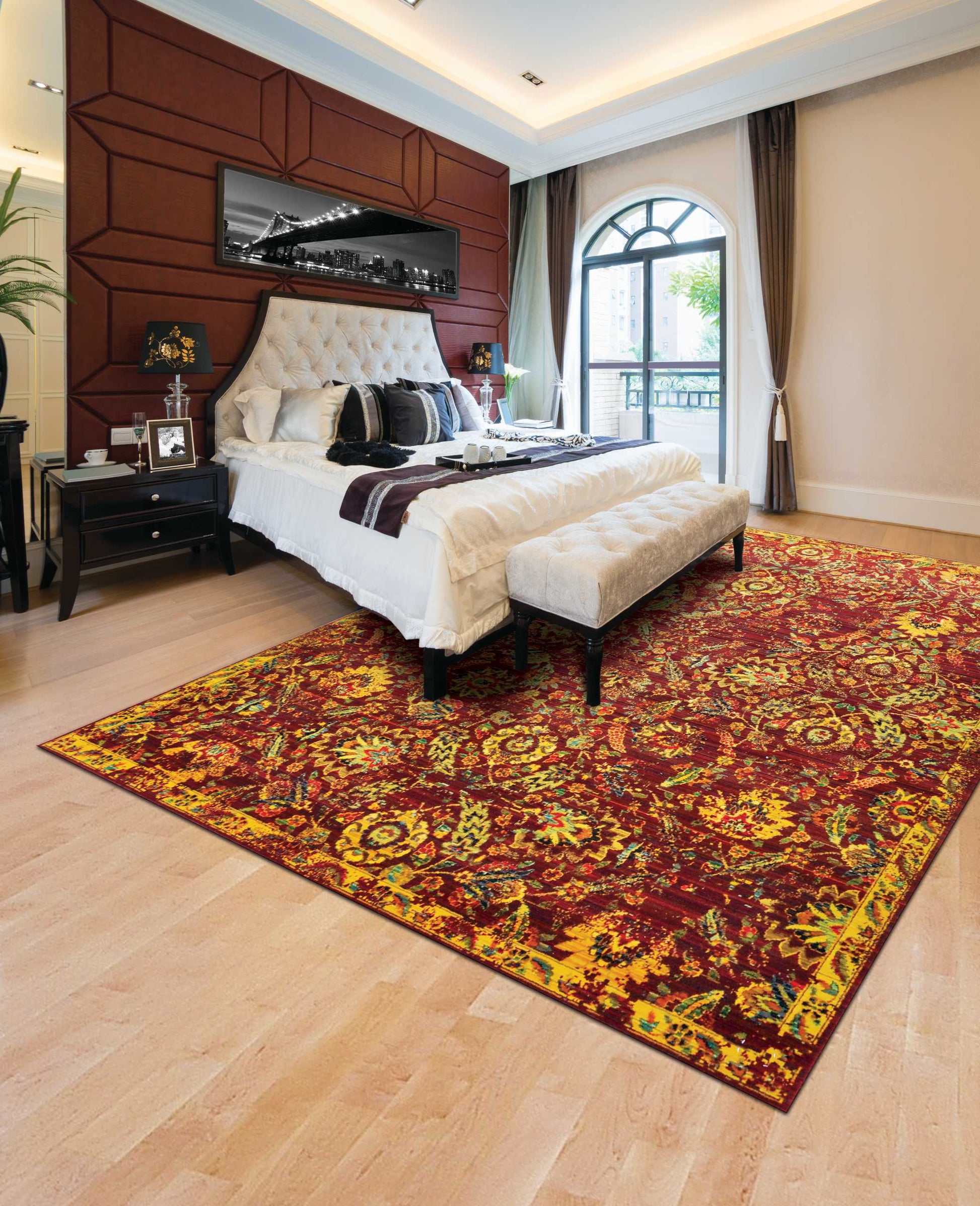 Nourison Home Timeless  Pomegranate  Traditional