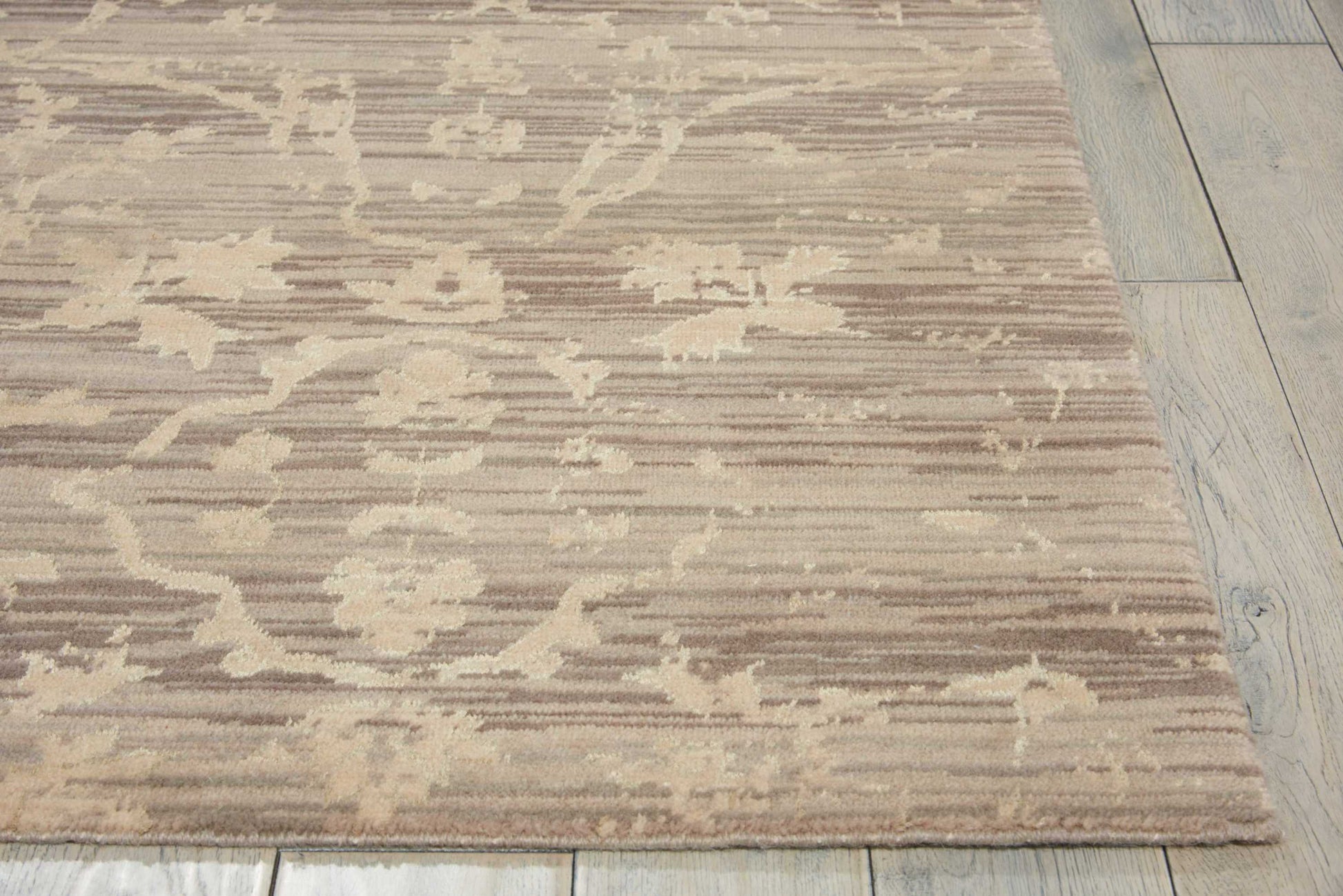 Nourison Home Silk Elements  Taupe  Traditional