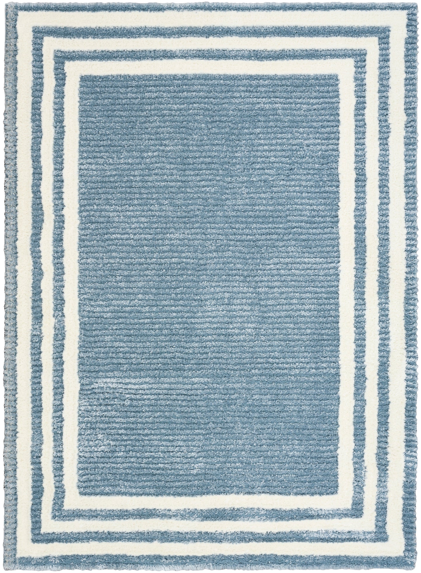 Nourison Home Pacific Shag  Blue Ivory  Contemporary