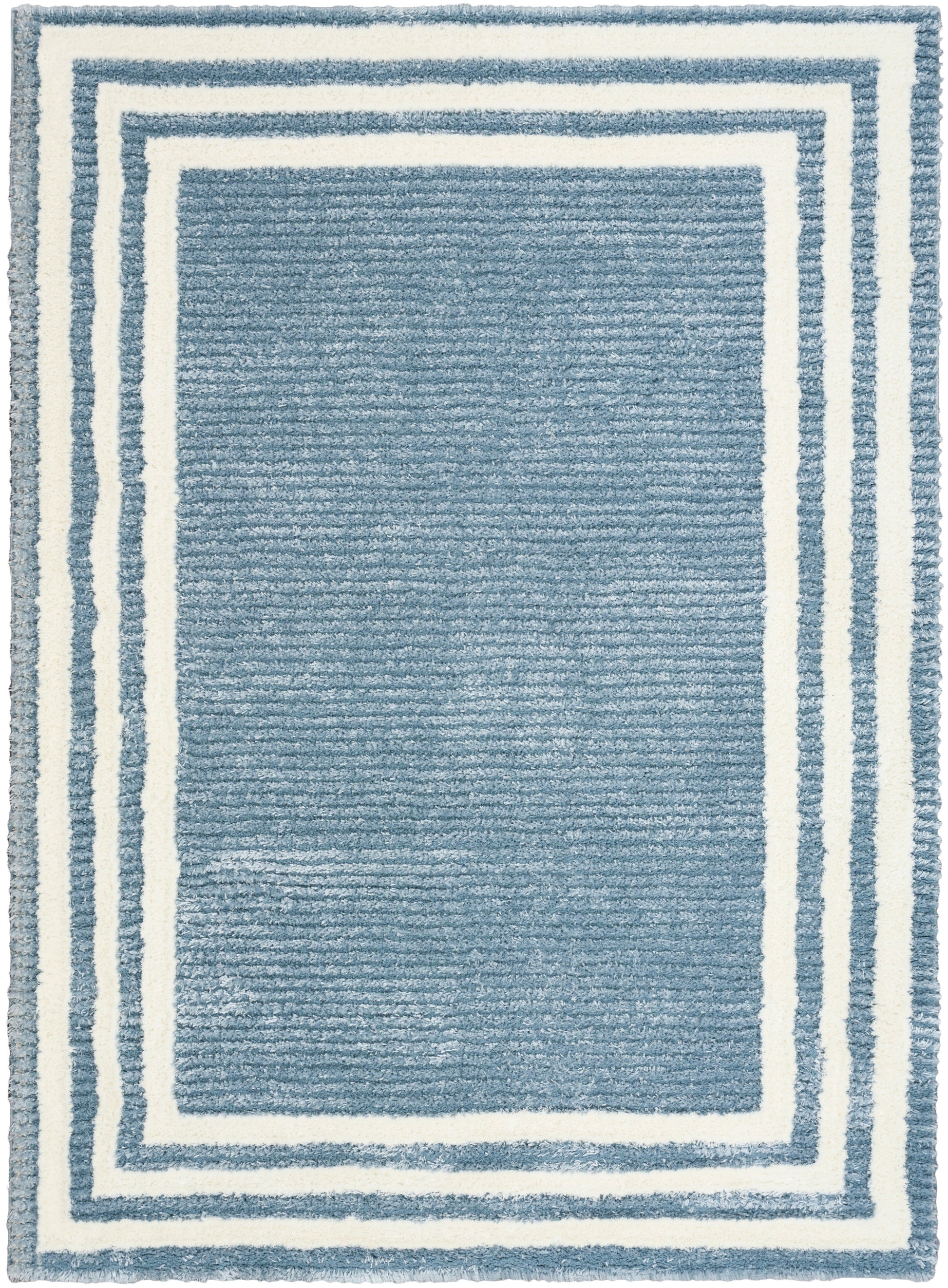 Nourison Home Pacific Shag  Blue Ivory  Contemporary
