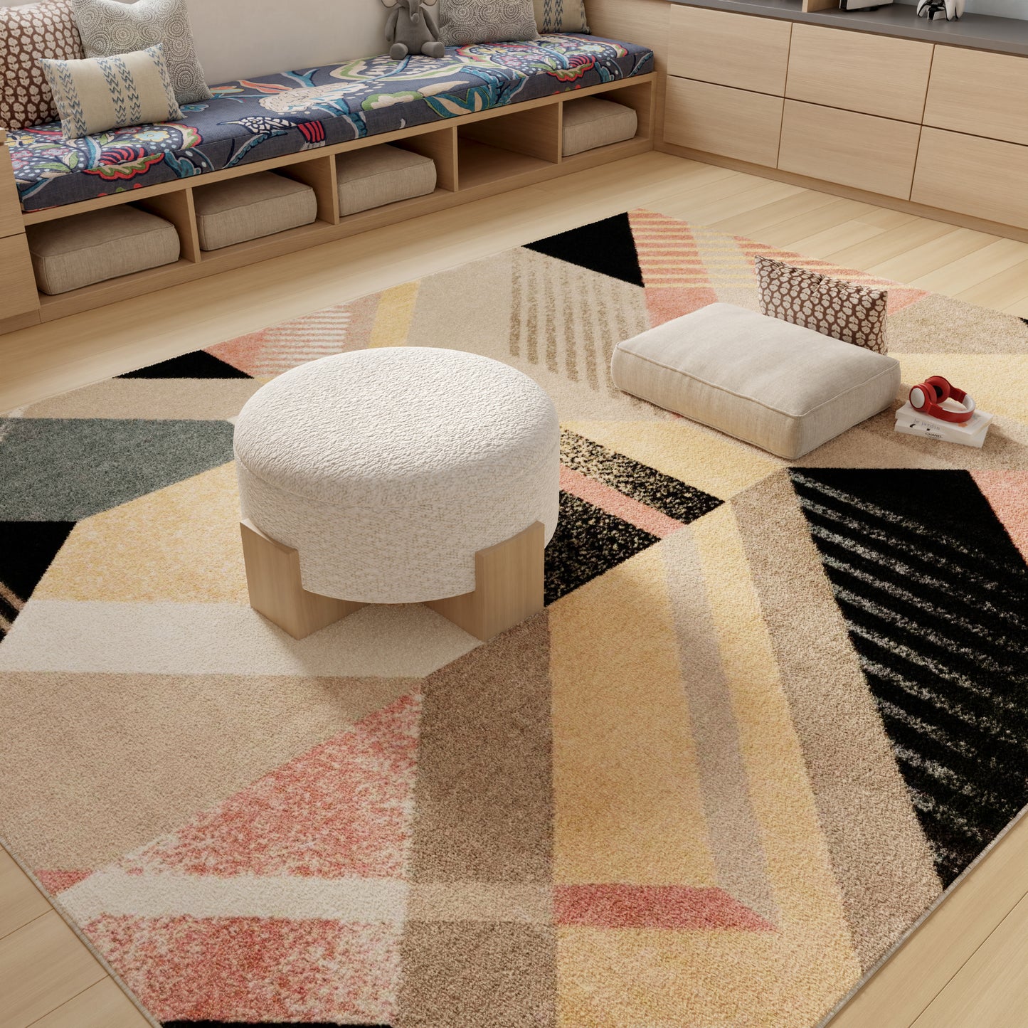 Nourison Home Washable Decor  Multicolor  Contemporary