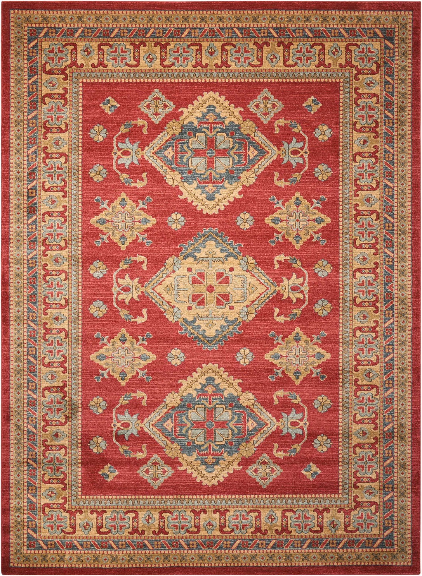Nourison Home Maymana  Red  Traditional