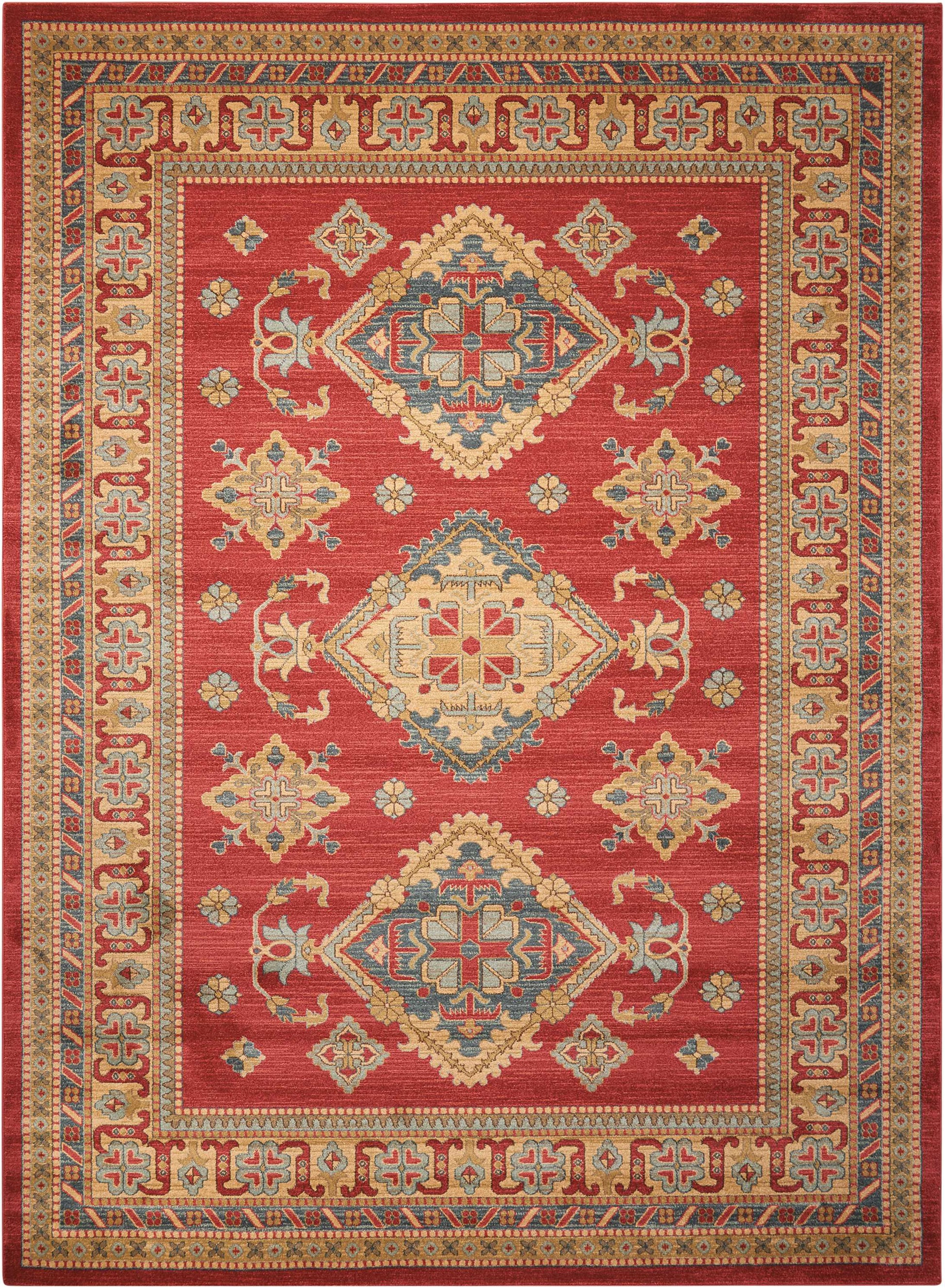 Nourison Home Maymana  Red  Traditional