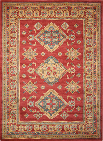 Nourison Home Maymana  Red  Traditional