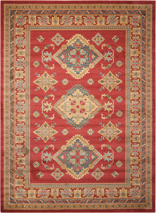 Nourison Home Maymana  Red  Traditional
