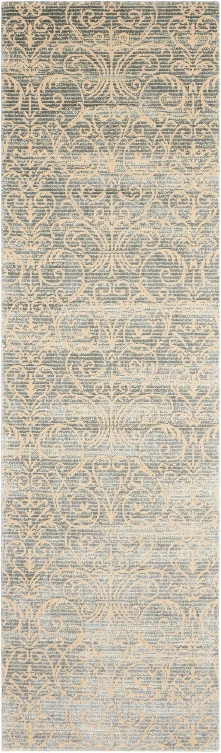 Nourison Home Luminance LUM05 Cobalt Transitional Loomed Rug