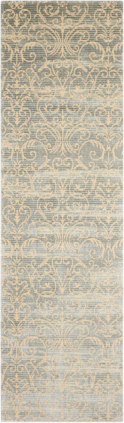 Nourison Home Luminance LUM05 Cobalt Transitional Loomed Rug