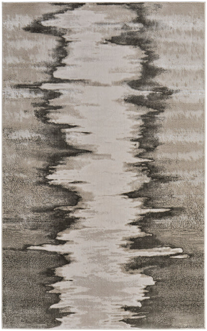 Feizy Micah  Ivory Silver Modern/Casual/Industrial