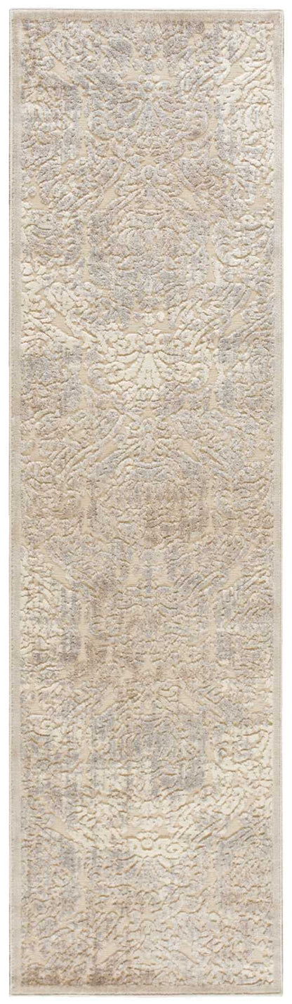 Nourison Home Graphic Illusions GIL09 Ivory Transitional Power-loomed Rug