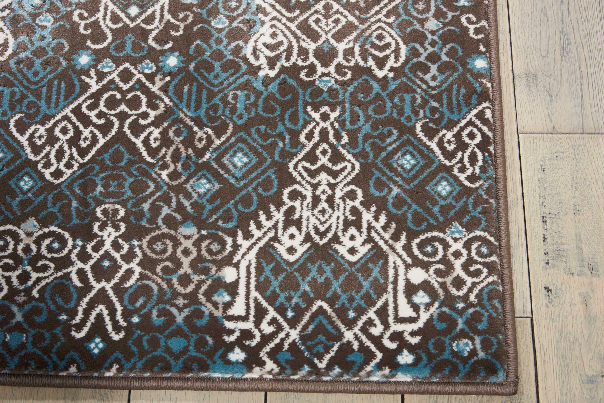 Nourison Home Karma  Blue  Transitional