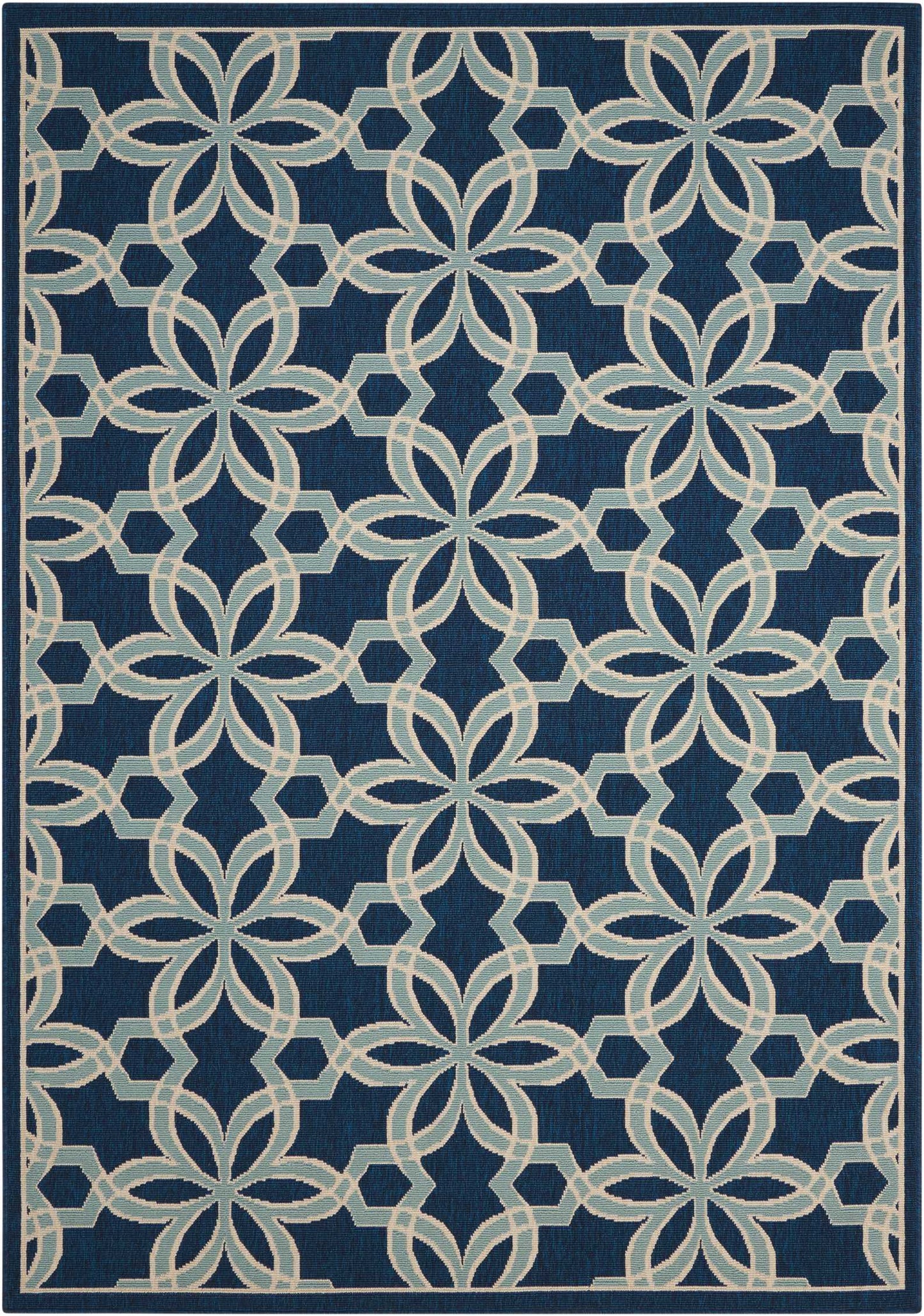 Nourison Home Caribbean  Navy  Transitional