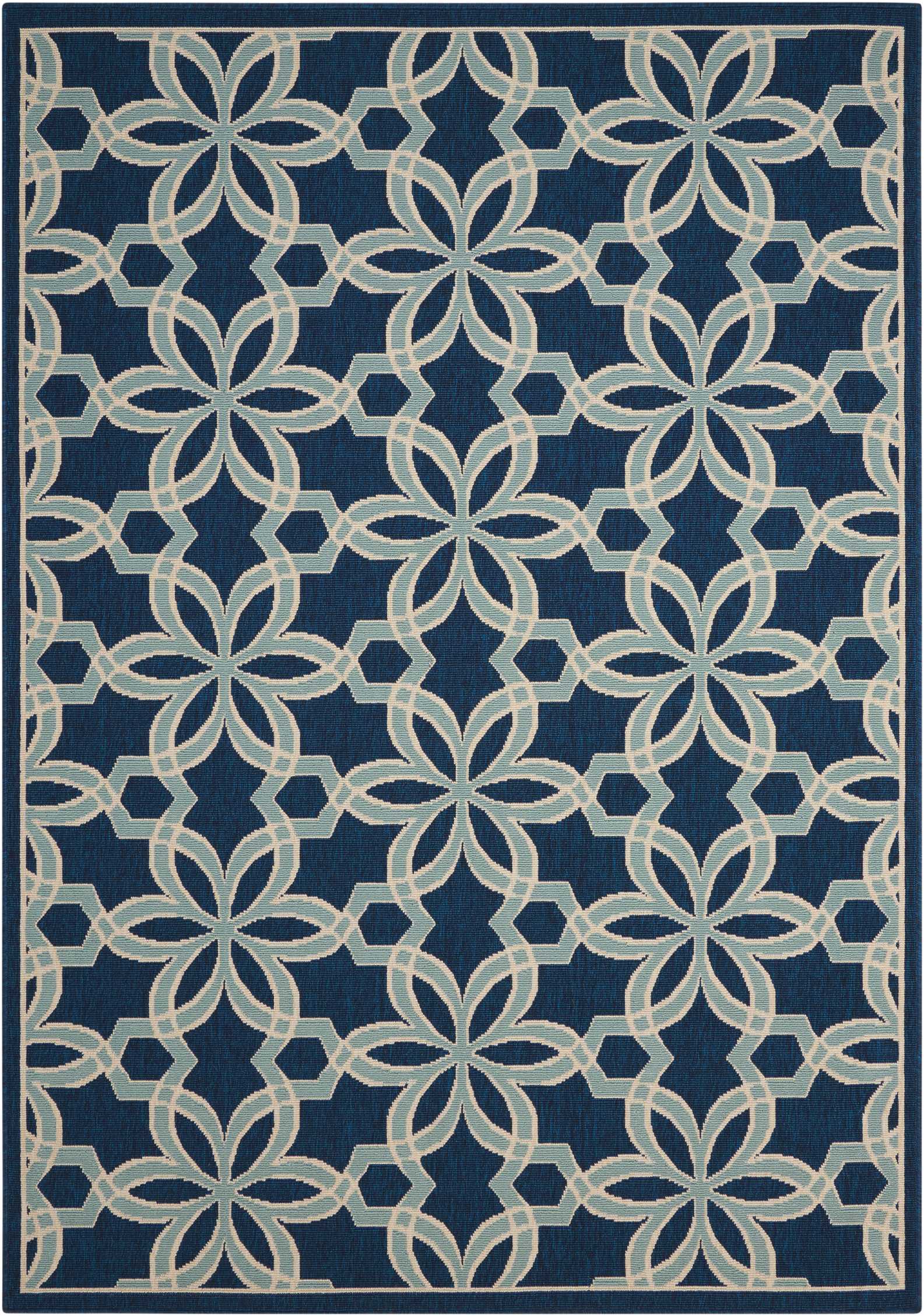 Nourison Home Caribbean  Navy  Transitional