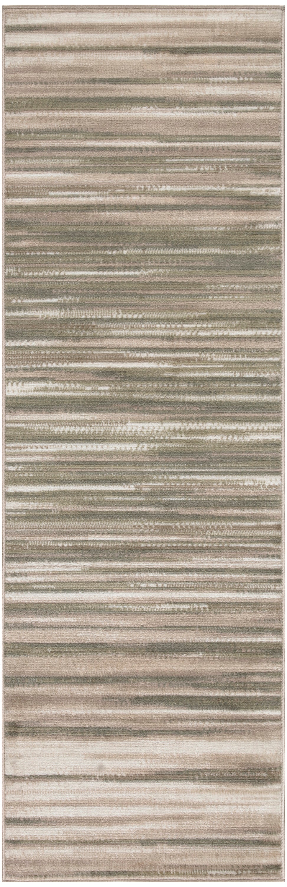 Nourison Home Jubilant JUB04 Green Ivory Contemporary Power-loomed Rug