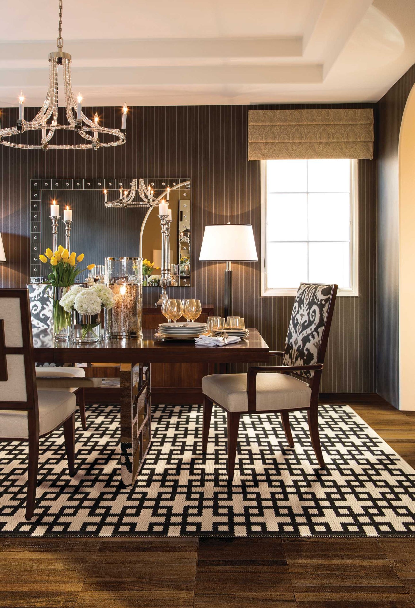 Barclay Butera Maze  Midnight  Contemporary