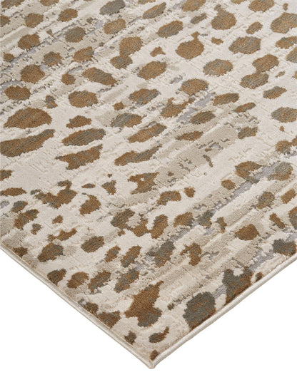 Feizy Waldor 3837F Beige Transitional Machine Woven Rug - Rugs - Feizy - Atlanta Designer Rugs