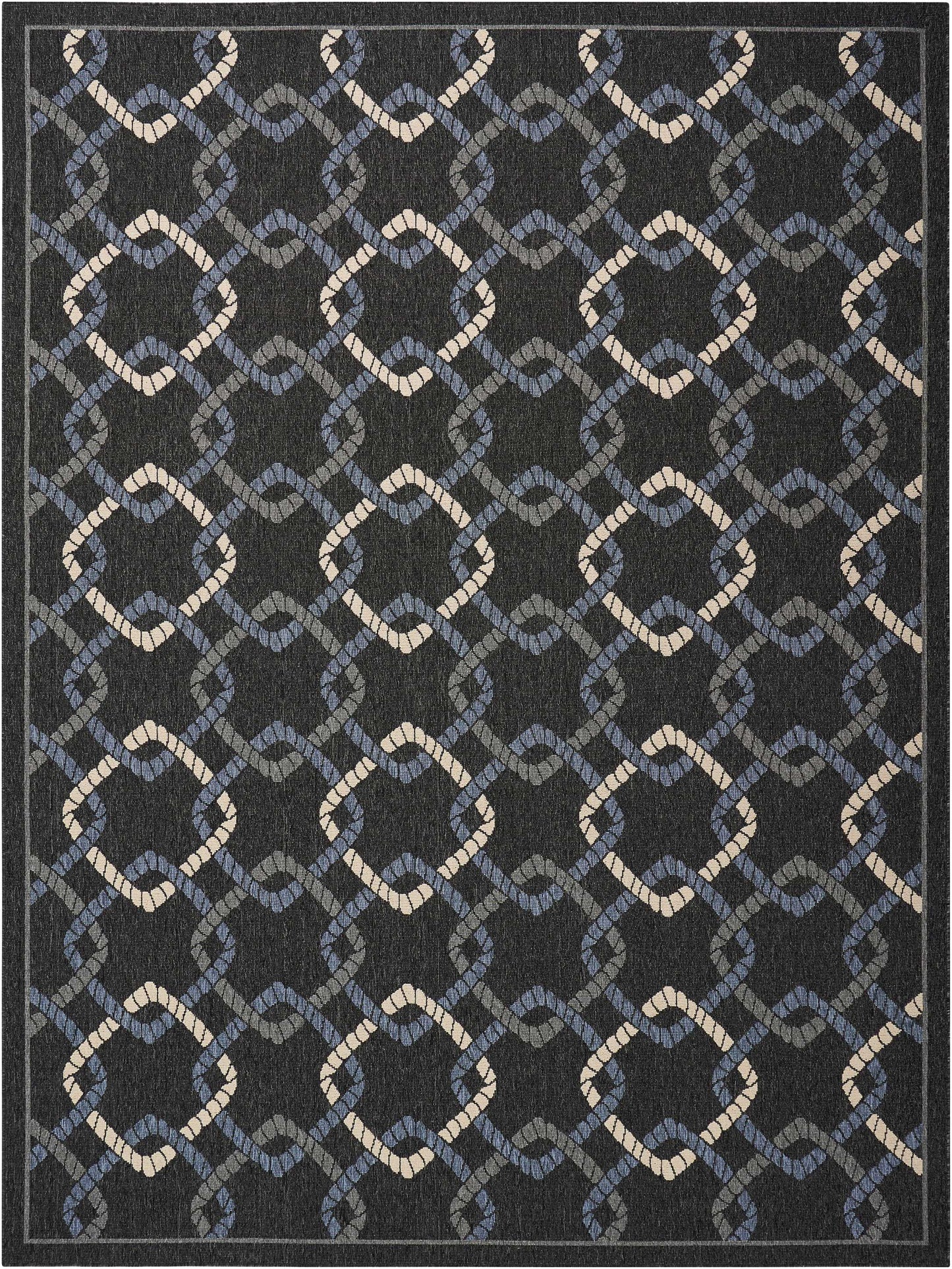 Nourison Home Caribbean  Charcoal  Transitional