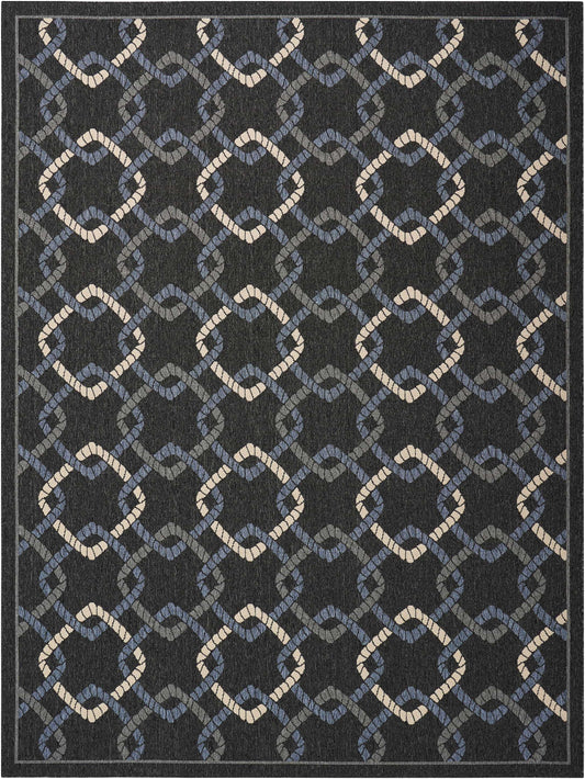 Nourison Home Caribbean  Charcoal  Transitional