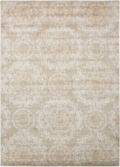 Nourison Home Tranquility TNQ03 Stone Transitional Power-loomed Rug