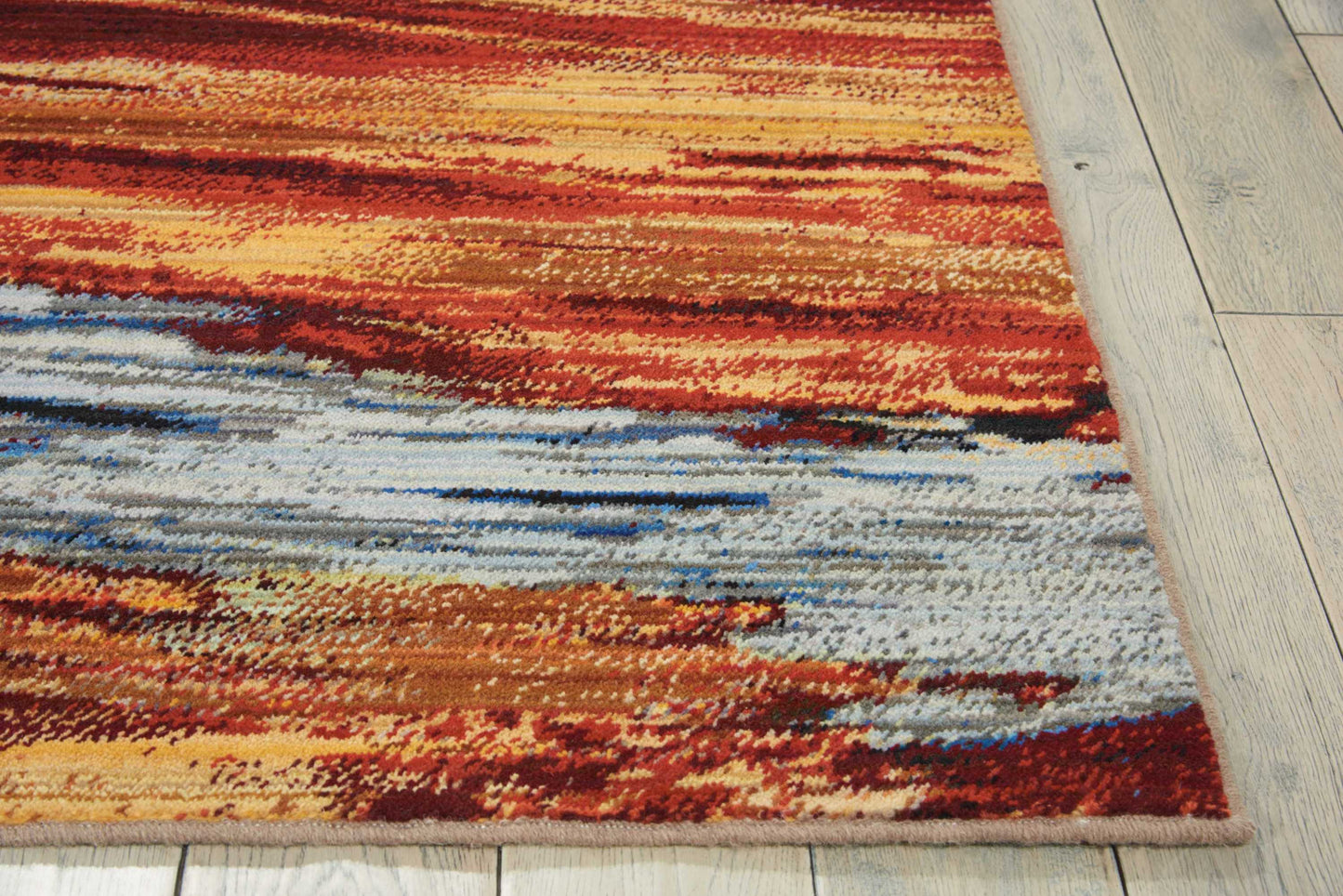 Nourison Home Chroma  Lava Flow  Contemporary