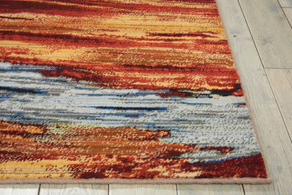 Nourison Home Chroma  Lava Flow  Contemporary