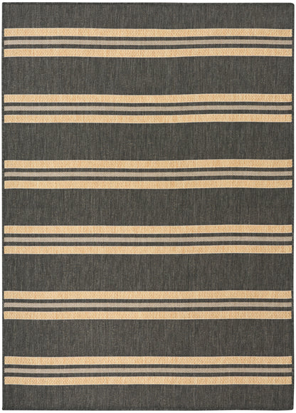 Nourison Home Horizon Indoor/Outdoor HOZ05 Charcoal Contemporary Power-loomed Rug
