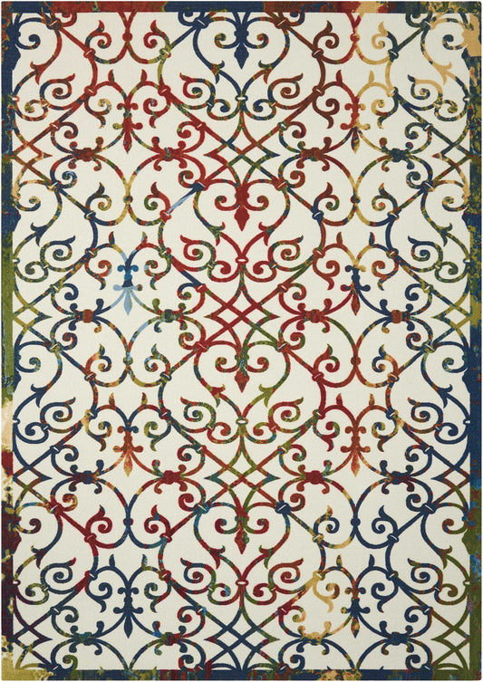 Nourison Home Home & Garden  Multicolor  Transitional