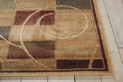 Nourison Home Expressions  Beige  Contemporary