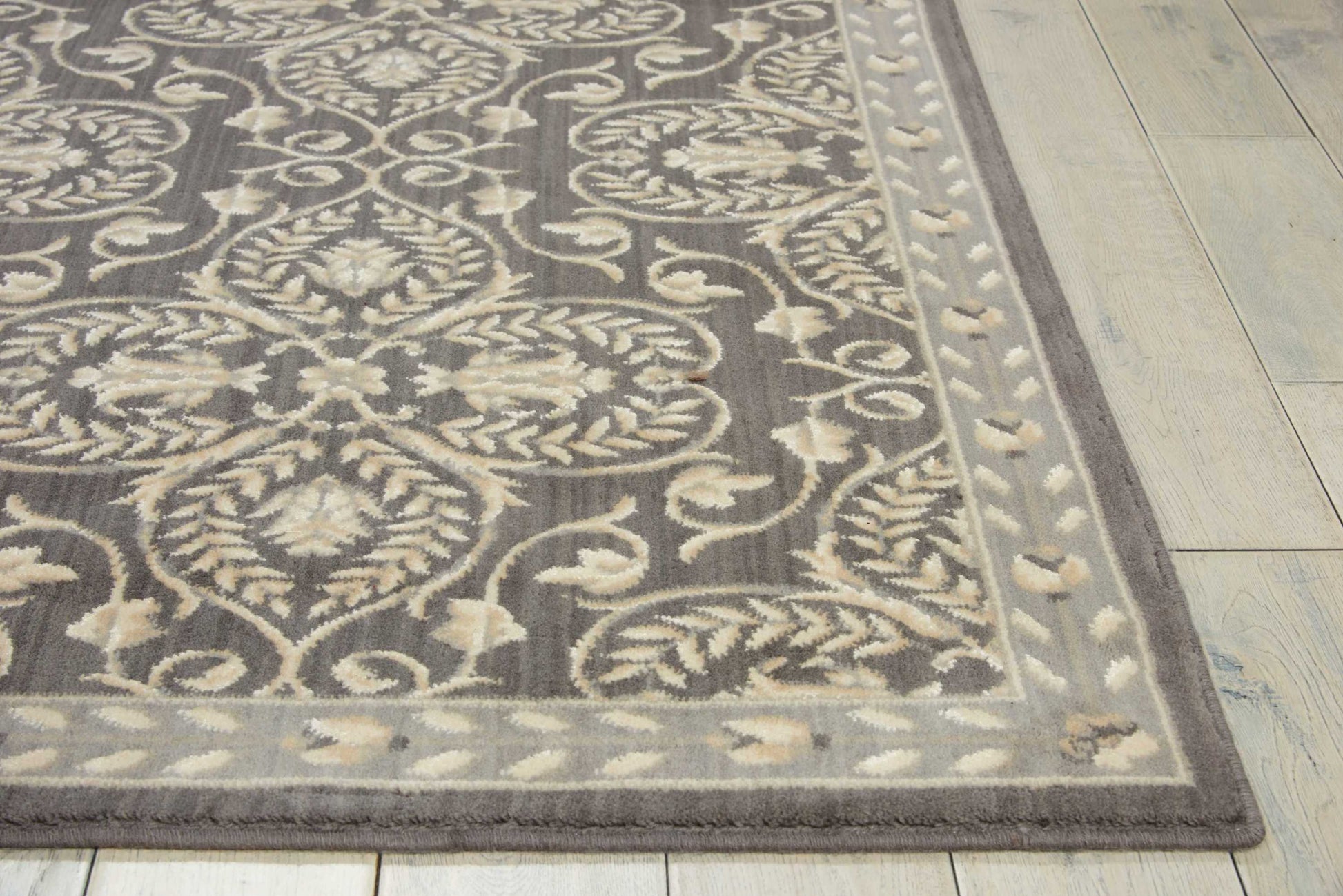 Nourison Home Riviera  Graphite  Traditional