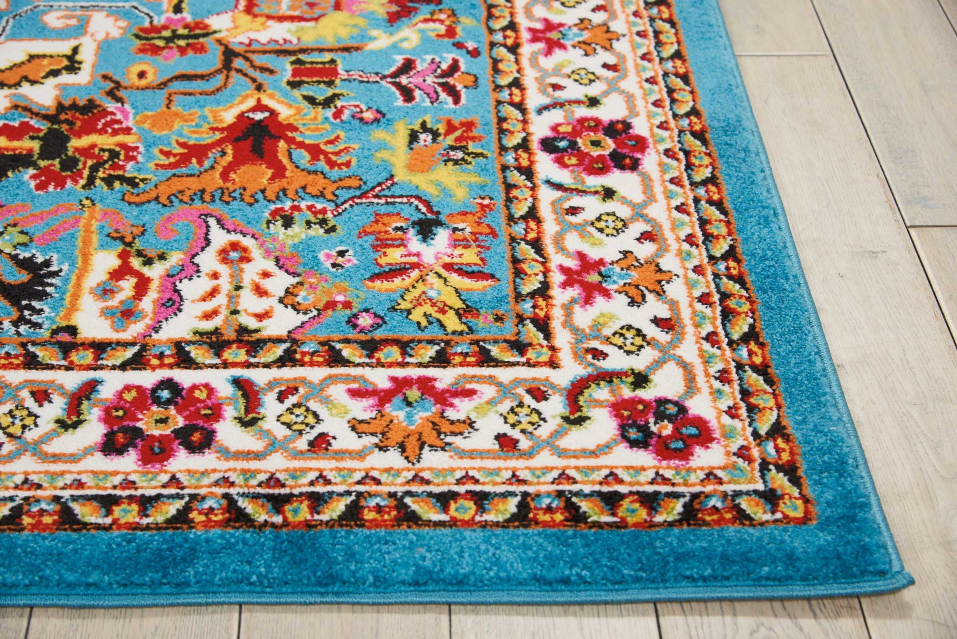 Nourison Home Oakdale  Blue  Traditional